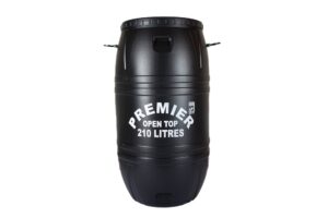 Premier 210 Lts Open Top Tank: Black & Green